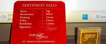 Arti Karat Dalam Emas