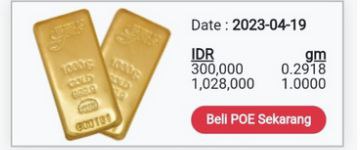 Alasan Perlu Simpan Emas Fisik